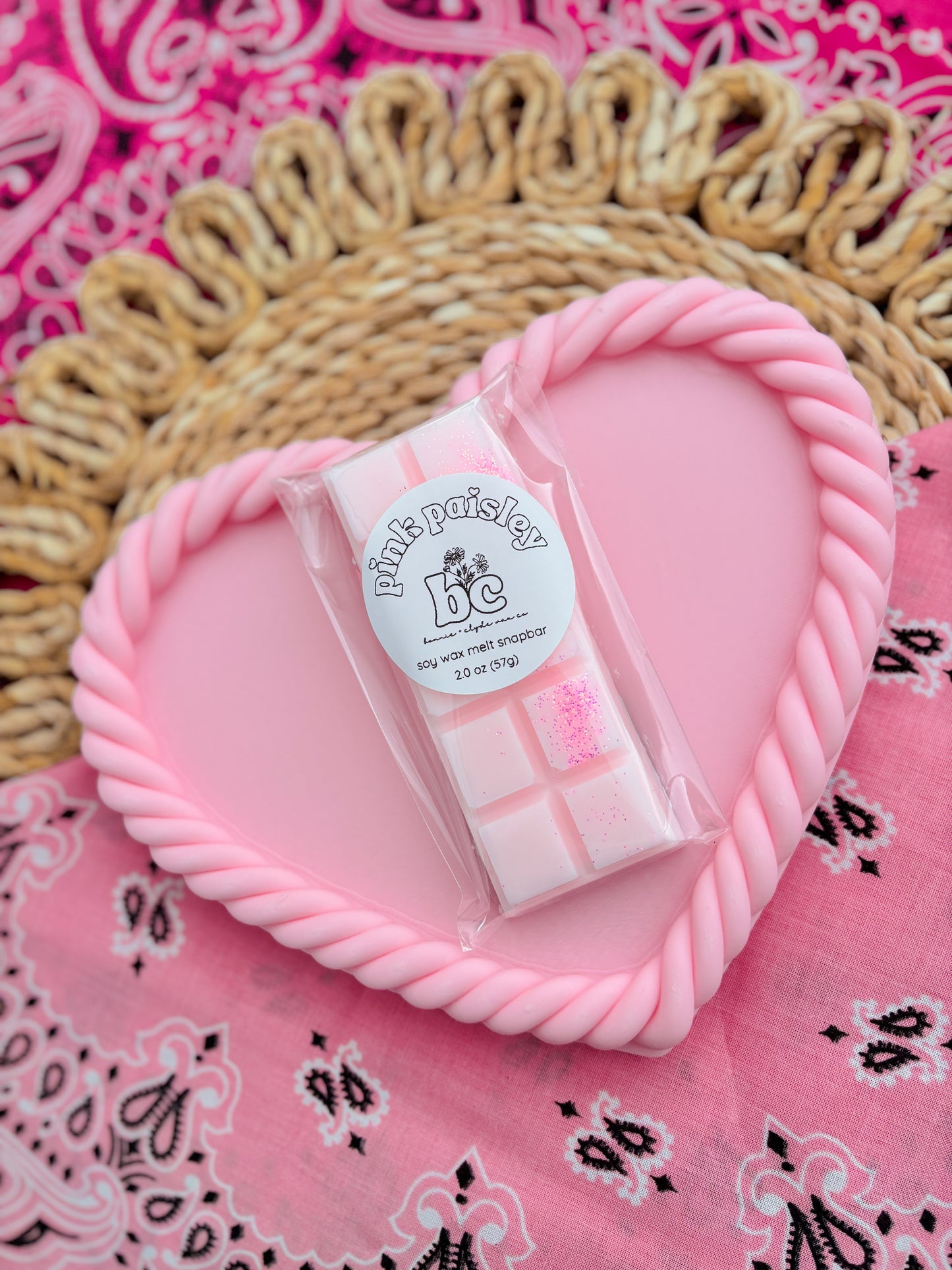 PINK PAISLEY Wax Melts