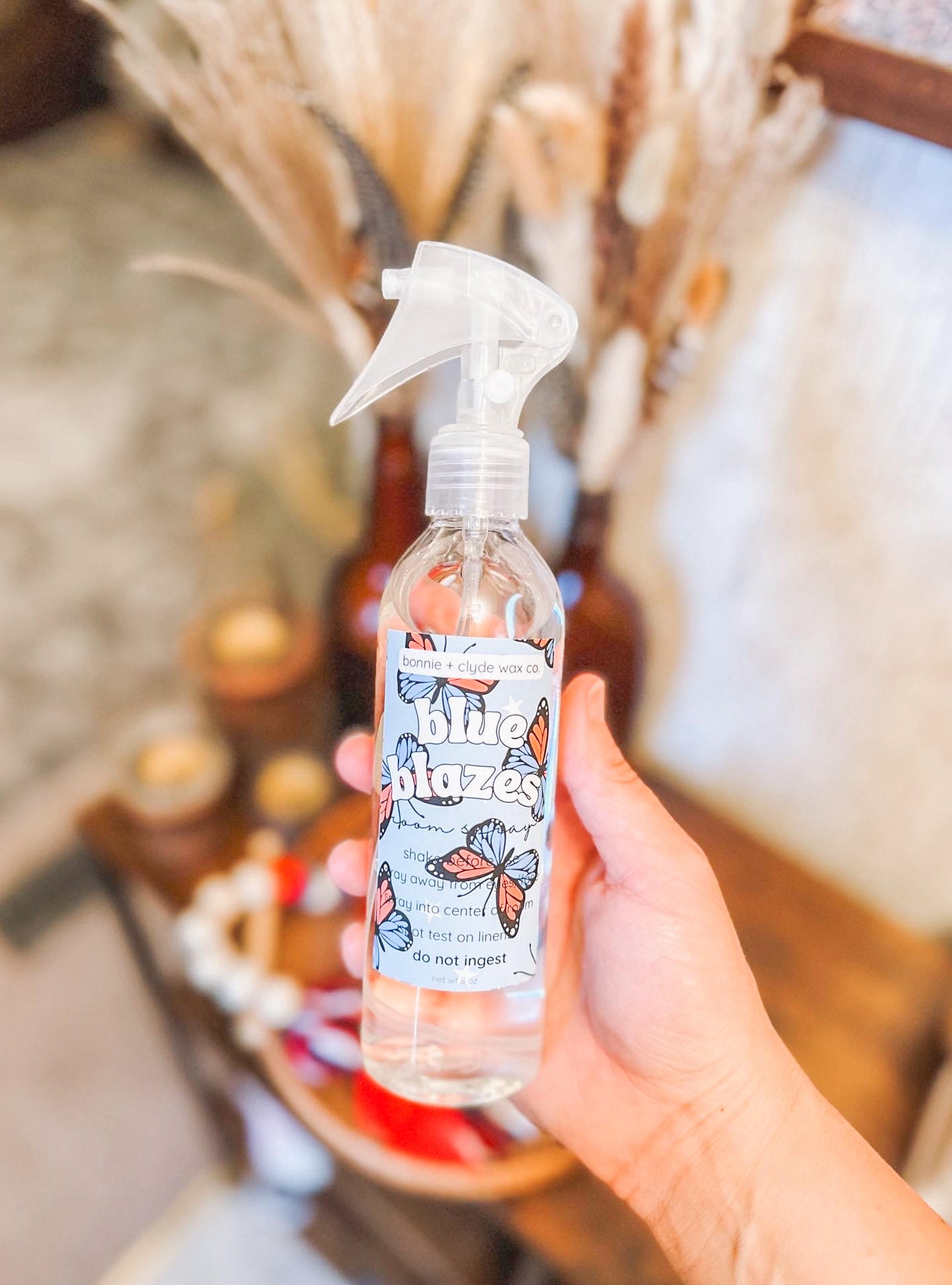 BLUE BLAZES Room + Linen Spray