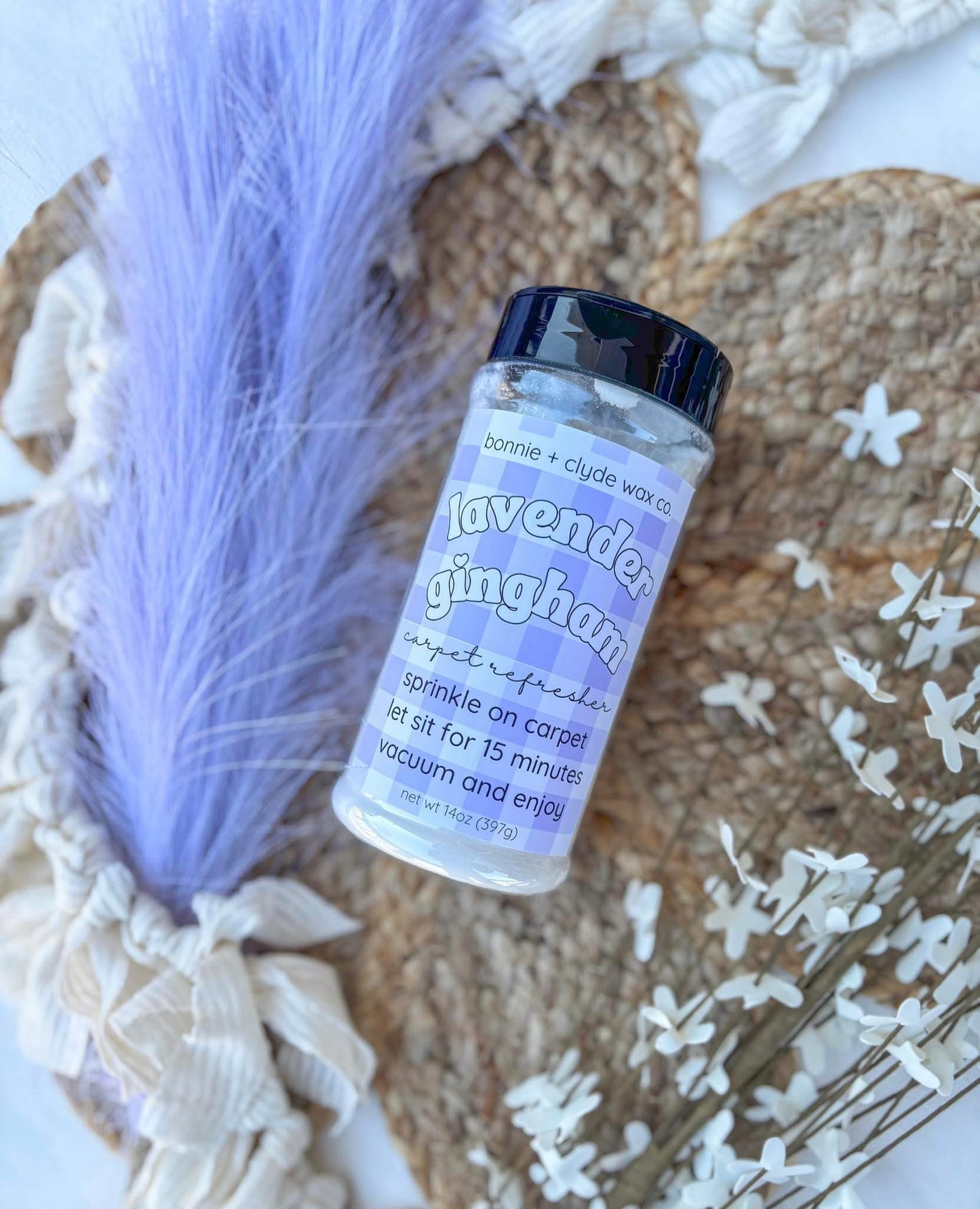 LAVENDER GINGHAM Carpet Refresher