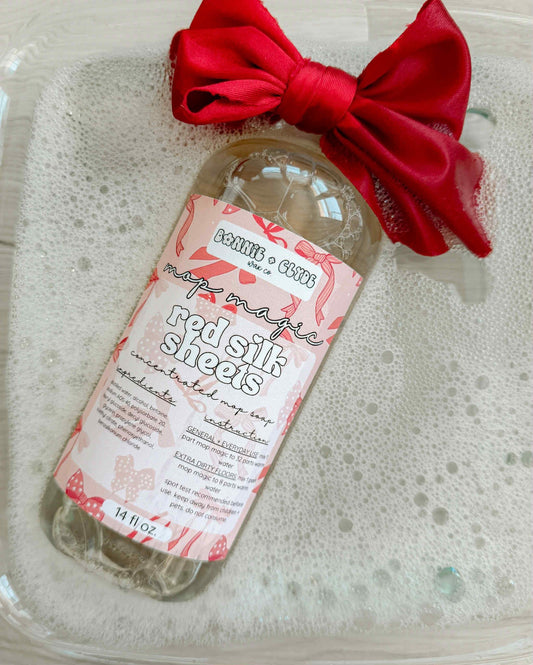RED SILK SHEETS Mop Magic