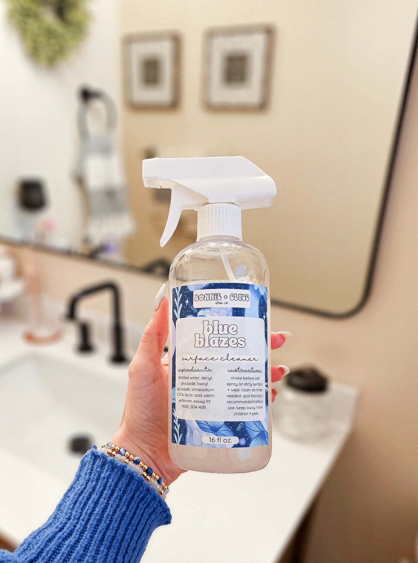 BLUE BLAZES Surface Cleaner