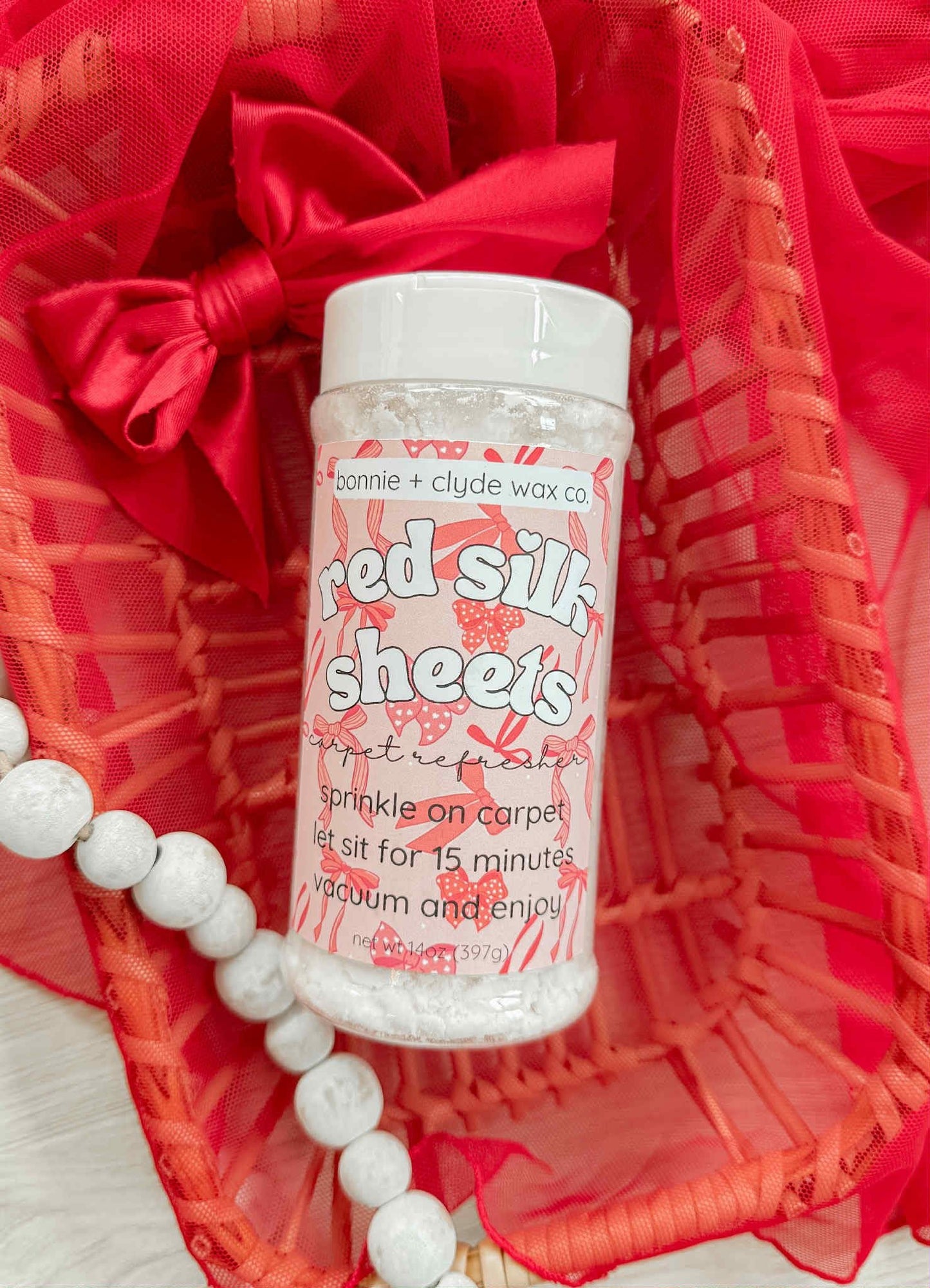 RED SILK SHEETS Carpet Refresher