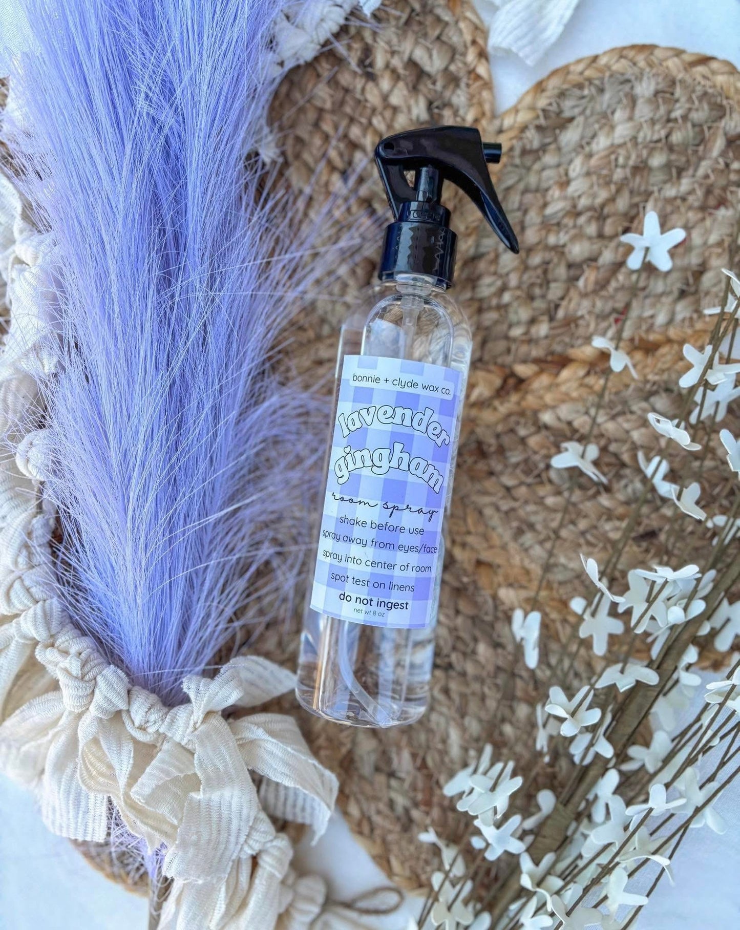 LAVENDER GINGHAM Room + Linen Spray