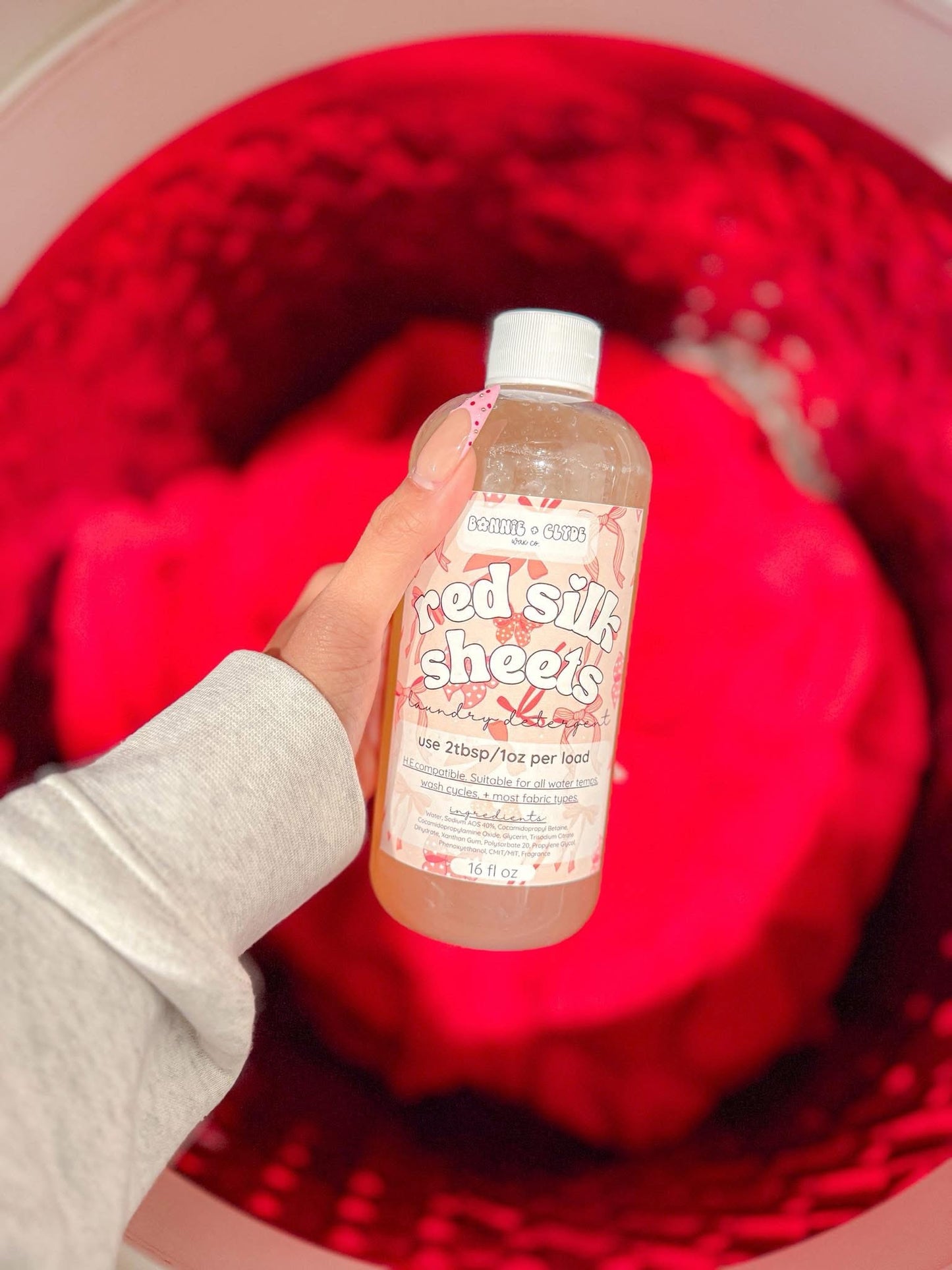 RED SILK SHEETS Liquid Laundry Detergent