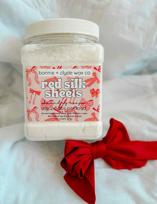 RED SILK SHEETS Laundry Soap