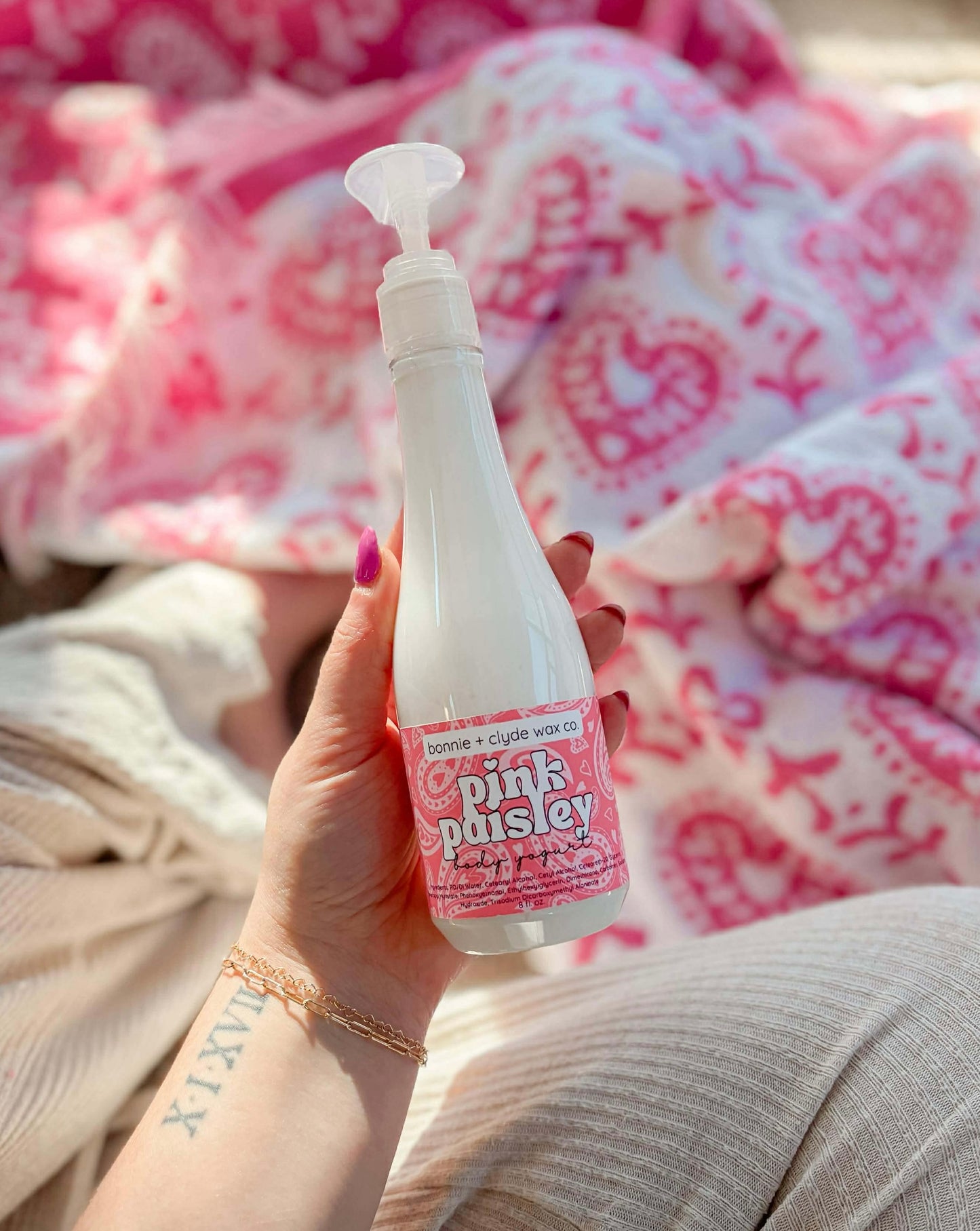 PINK PAISLEY Body Yogurt