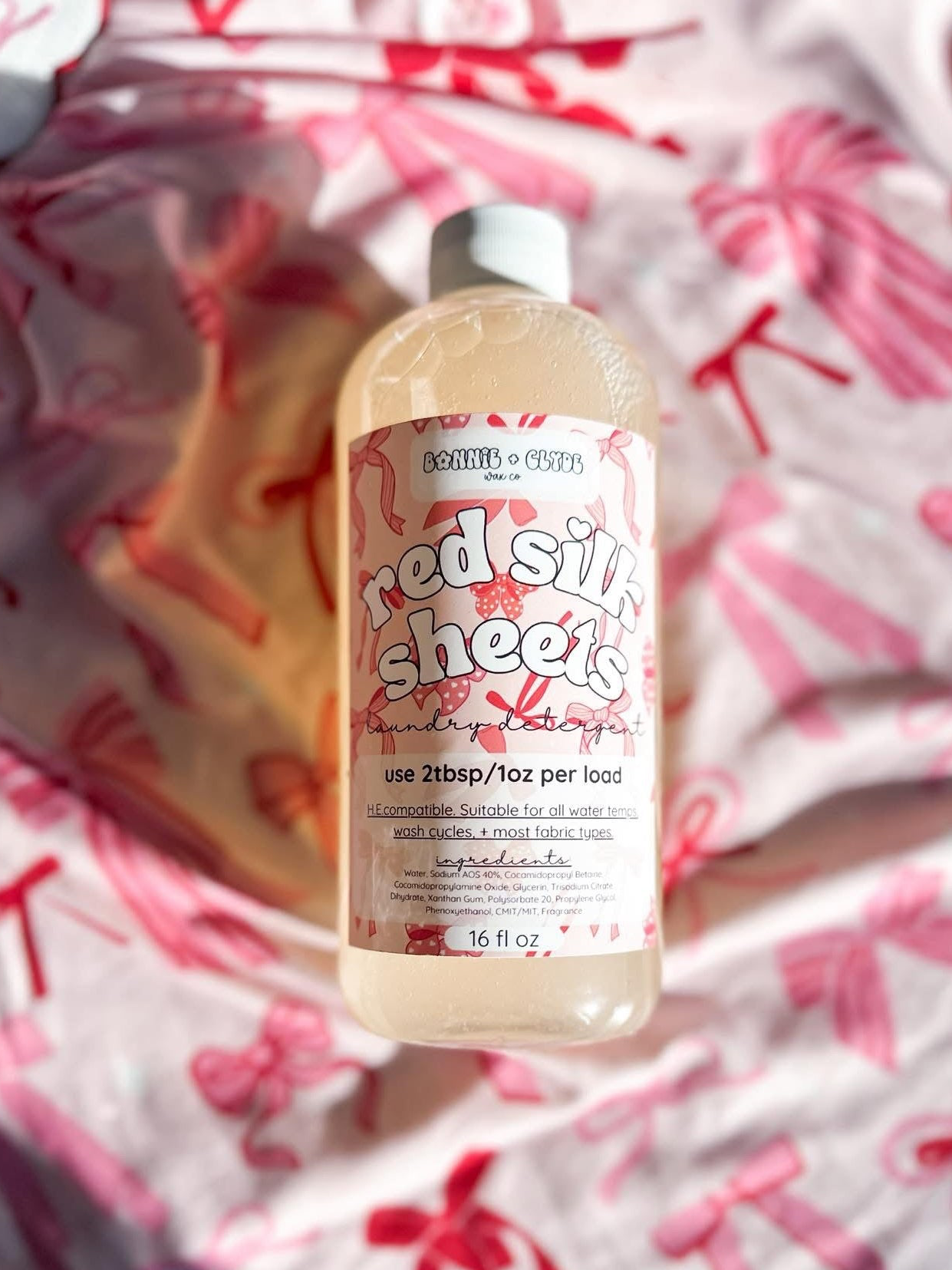 RED SILK SHEETS Liquid Laundry Detergent