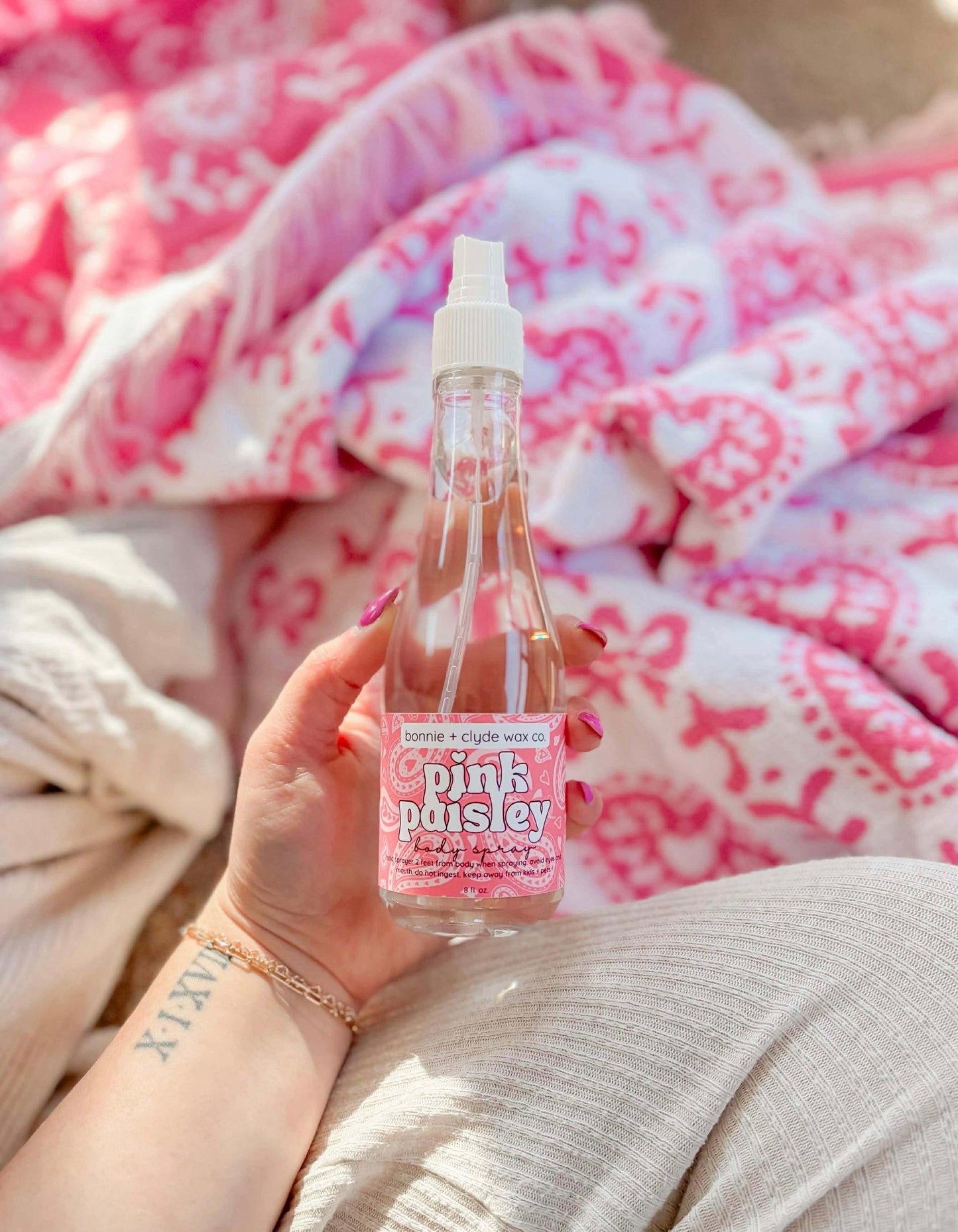 PINK PAISLEY Body Spray