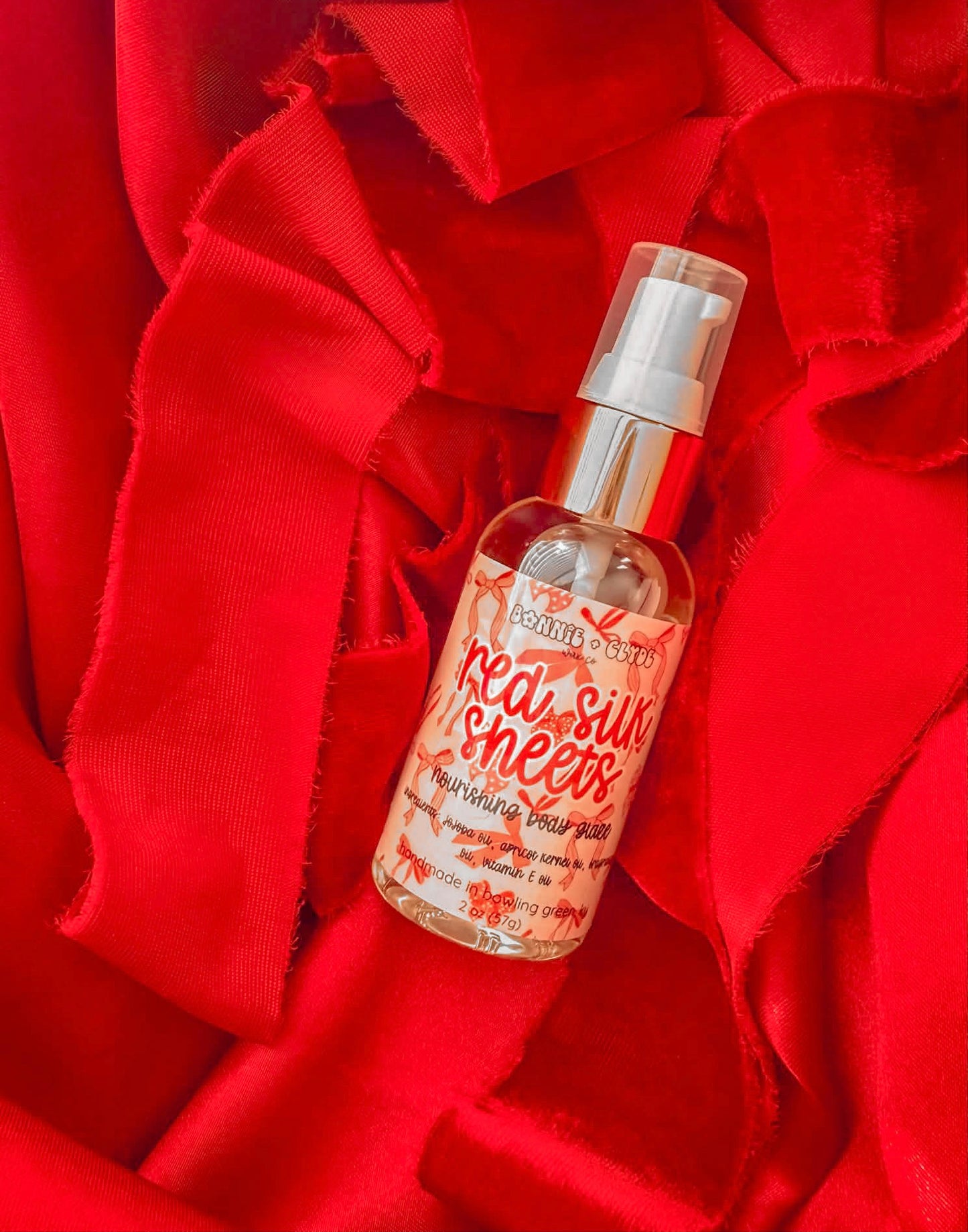 RED SILK SHEETS Body Glaze