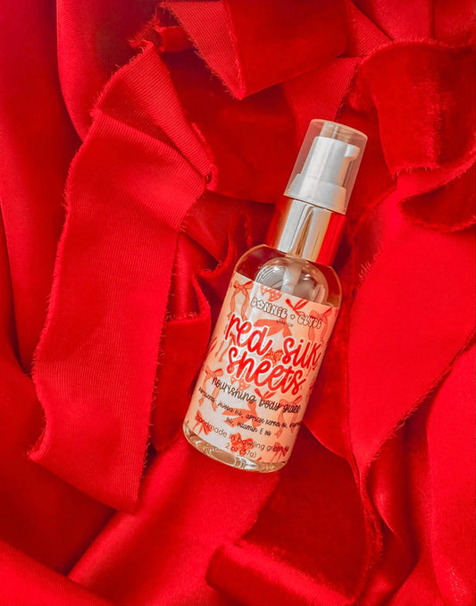 RED SILK SHEETS Body Glaze