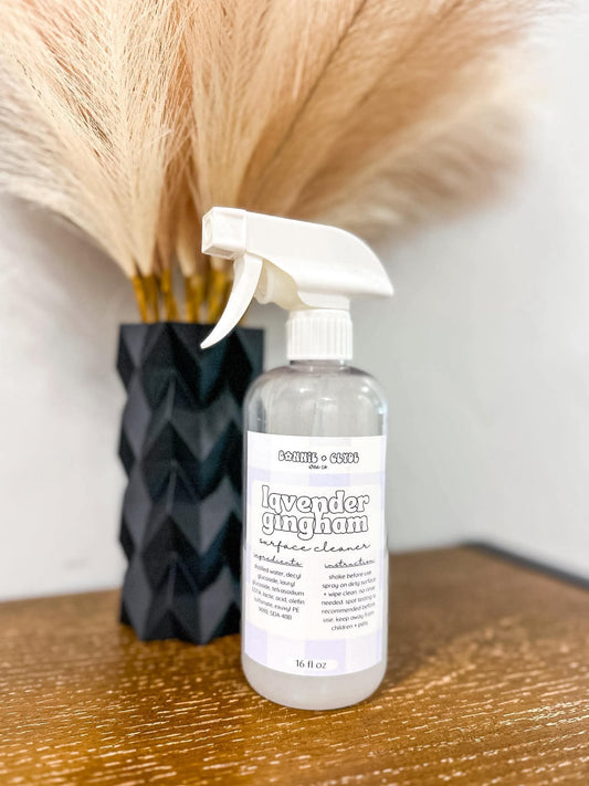 LAVENDER GINGHAM Surface Cleaner